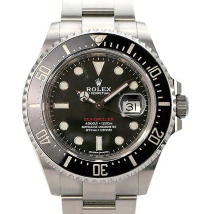 Rolex Sea-Dweller Ref. 126600 MK1 Automatikuhr mit schwarzem Zifferblatt und Edelstahlarmband