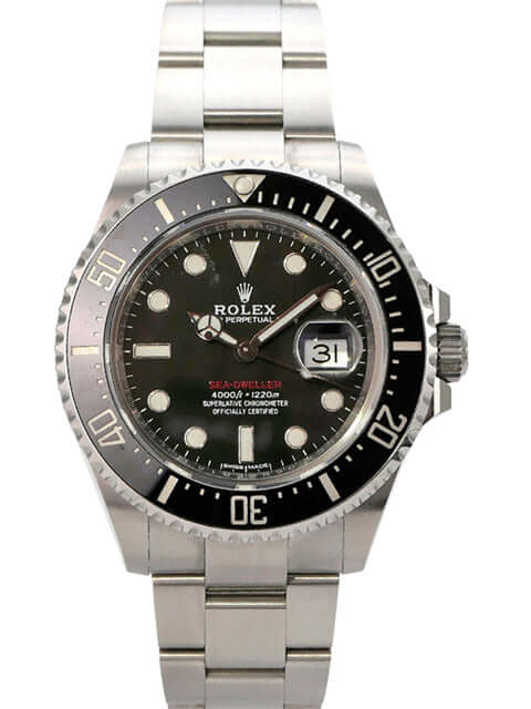 Rolex Sea-Dweller Ref. 126600 MK1 Automatikuhr mit schwarzem Zifferblatt und Edelstahlarmband