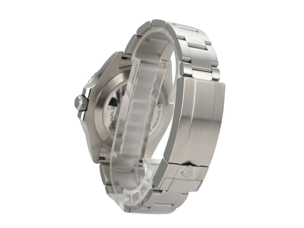 Rolex Sea-Dweller Ref. 126600 Edelstahl Armband und Gehäuseansicht von der Seite.