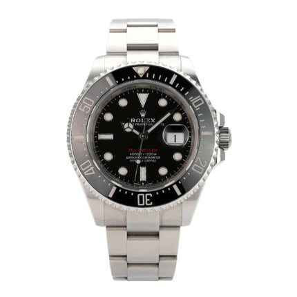 Rolex Sea-Dweller Ref. 126600, Edelstahl, schwarzes Zifferblatt, 43 mm, Automatikwerk, 2020, poliert und satiniert.