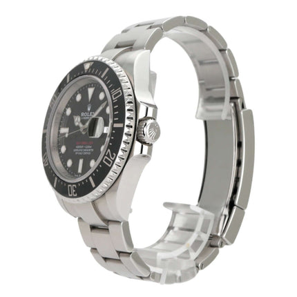 Rolex Sea-Dweller Ref. 126600, Edelstahl, schwarzes Zifferblatt, drehbare Lünette, Automatikwerk.