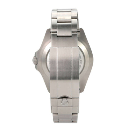 Rolex Sea-Dweller Ref. 126600: Edelstahl Gehäuse und Armband, Ansicht von hinten.