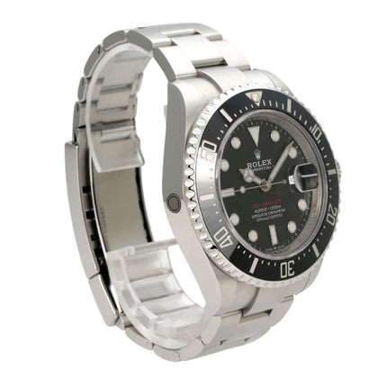 Rolex Sea-Dweller Ref. 126600 aus 2020, Edelstahl, schwarze Keramiklünette, Oyster-Armband, 43 mm