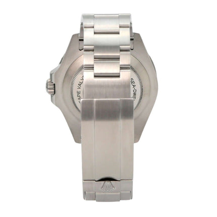Rolex Sea-Dweller Ref. 126600 aus 2020, Edelstahl-Gehäuse und Oyster-Armband, Rückansicht