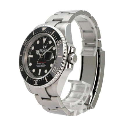 Rolex Sea-Dweller Ref. 126600 - Automatikuhr mit schwarzem Zifferblatt und Edelstahl-Armband.