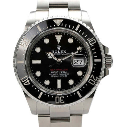 Rolex Sea-Dweller Ref. 126600 mit schwarzem Zifferblatt und Edelstahlarmband, 43 mm, Automatikwerk 3235.