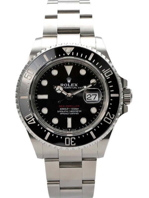 Rolex Sea-Dweller Ref. 126600 mit schwarzem Zifferblatt und Edelstahlarmband, 43 mm, Automatikwerk 3235.