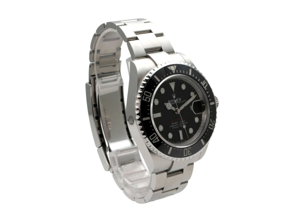 Rolex Sea-Dweller Ref. 126600, Edelstahl, schwarzes Zifferblatt, Tauchermaschine, 43 mm, drehbare Lünette