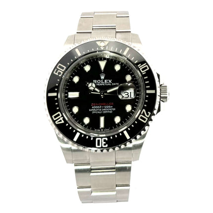 Rolex Sea-Dweller Ref. 126600 aus Edelstahl, schwarzes Zifferblatt, Cerachrom-Lünette, Automatikwerk, 43 mm Gehäuse, Oyster Armband