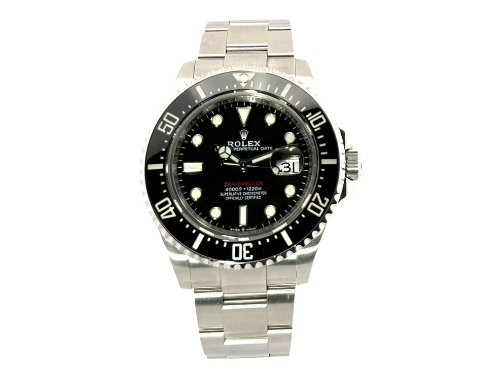 Rolex Sea-Dweller Ref. 126600 aus Edelstahl, schwarzes Zifferblatt, Cerachrom-Lünette, Automatikwerk, 43 mm Gehäuse, Oyster Armband