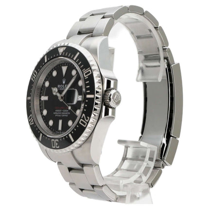 Rolex Sea-Dweller Ref. 126600 aus 2023, Edelstahl, schwarzes Zifferblatt, 43 mm, Keramiklünette