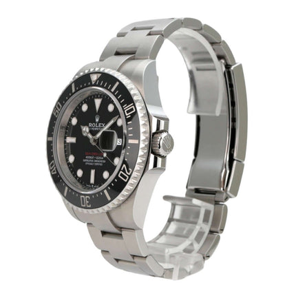 Rolex Sea-Dweller Ref. 126600 2023 aus Edelstahl mit schwarzem Zifferblatt und Keramiklünette