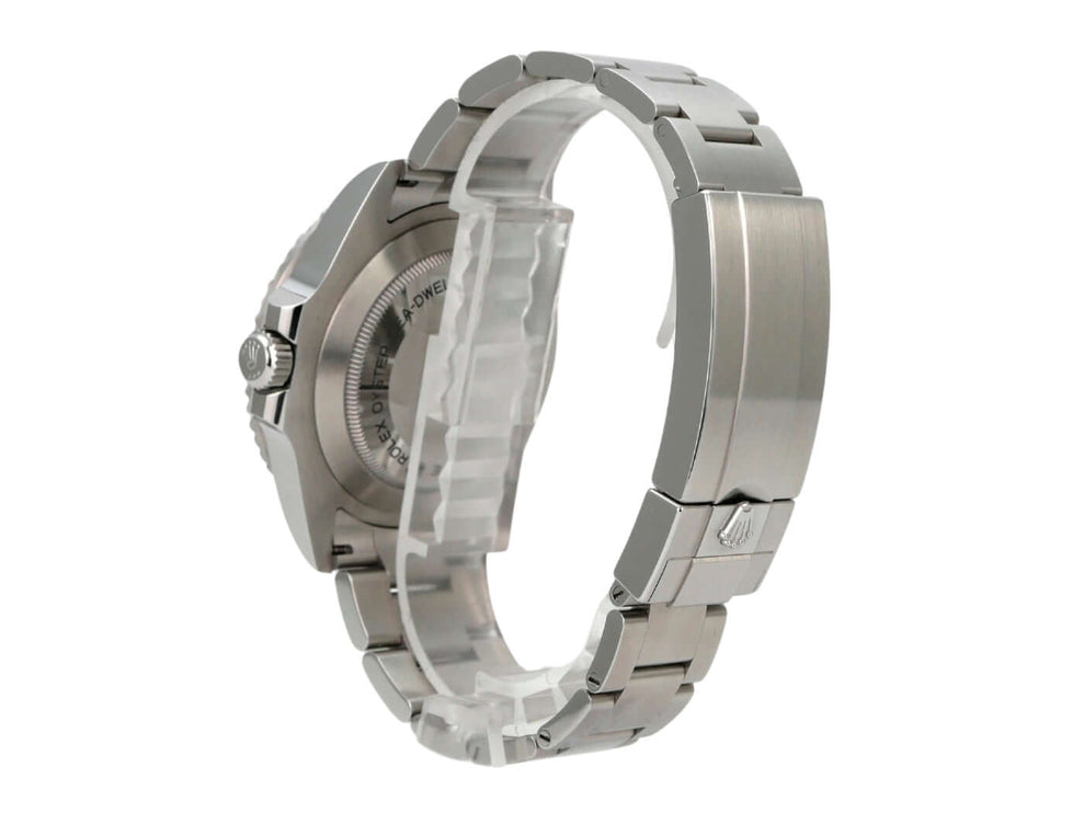 Rolex Sea-Dweller Ref. 126600 aus 2023, Edelstahlgehäuse und Oyster-Armband in Seitenansicht