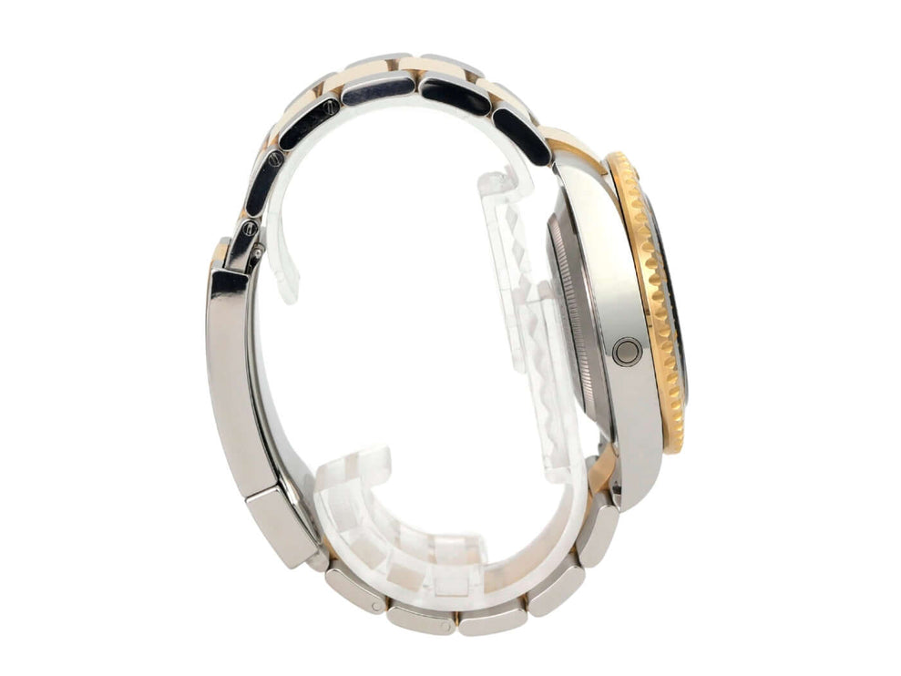 Rolex Sea-Dweller 4000 Ref. 126603 seitliche Ansicht mit Edelstahl- und Gelbgold-Gehäuse