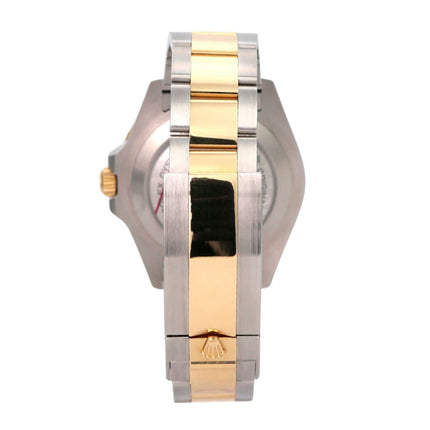 Rolex Sea-Dweller 4000 Ref. 126603 detailansicht des Gehäuse mit Edelstahl-Gelbgold-Armband