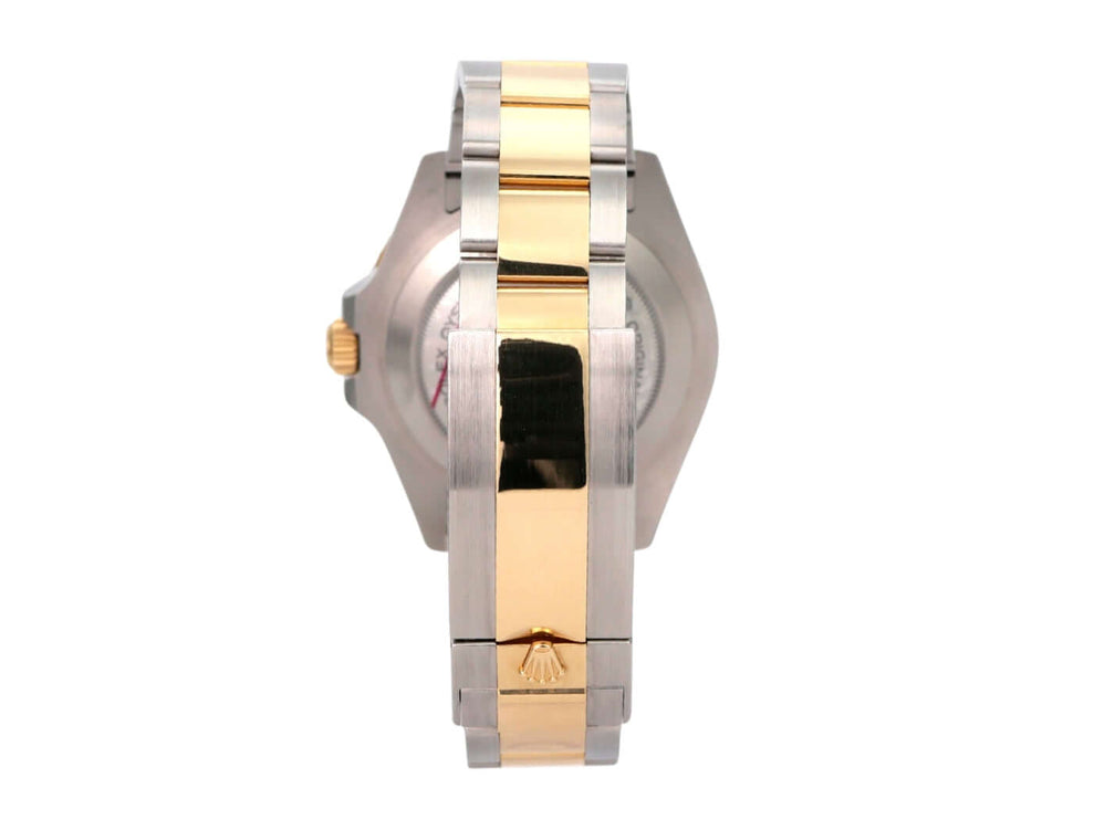 Rolex Sea-Dweller 4000 Ref. 126603 detailansicht des Gehäuse mit Edelstahl-Gelbgold-Armband