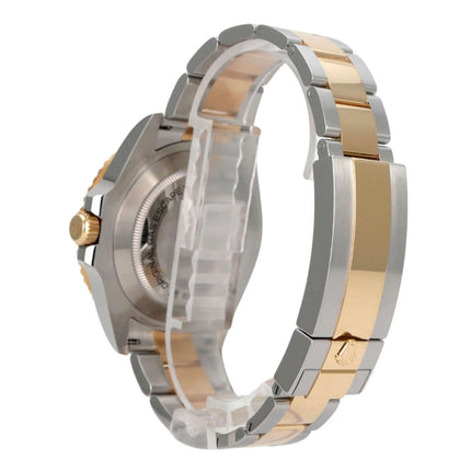 Rolex Sea-Dweller 4000 Ref. 126603 Edelstahl-Gelbgold Armbandansicht, 2020, schwarz-goldene Taucheruhr