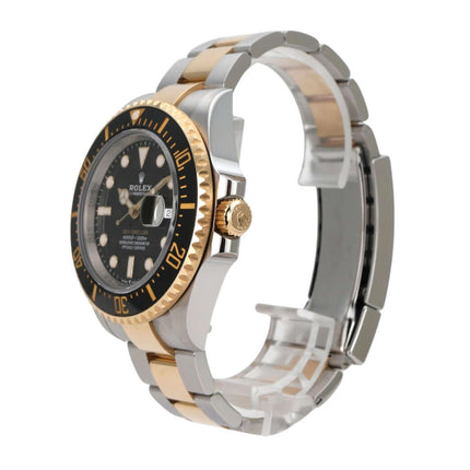 Rolex Sea-Dweller 4000 Ref. 126603 mit Edelstahl/Gelbgold-Gehäuse und schwarzem Zifferblatt.