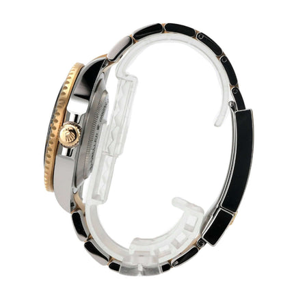 Rolex Sea-Dweller 4000 Ref. 126603 seitliche Ansicht mit Edelstahl- und Gelbgold-Armband.