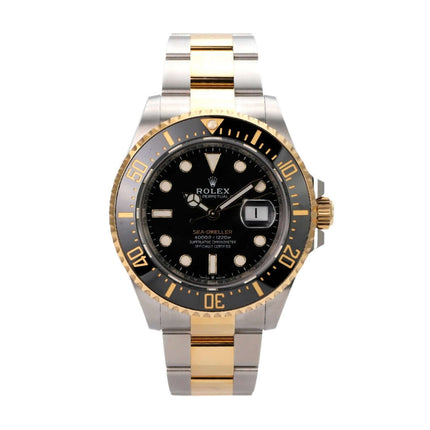 Rolex Sea-Dweller 4000 Ref. 126603 mit Edelstahl- und Gelbgold-Gehäuse und schwarzem Zifferblatt