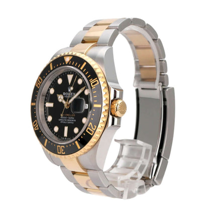 Rolex Sea-Dweller 4000 Ref. 126603, Edelstahl/Gelbgold, schwarzes Zifferblatt, drehbare Lünette, 43 mm Gehäuse