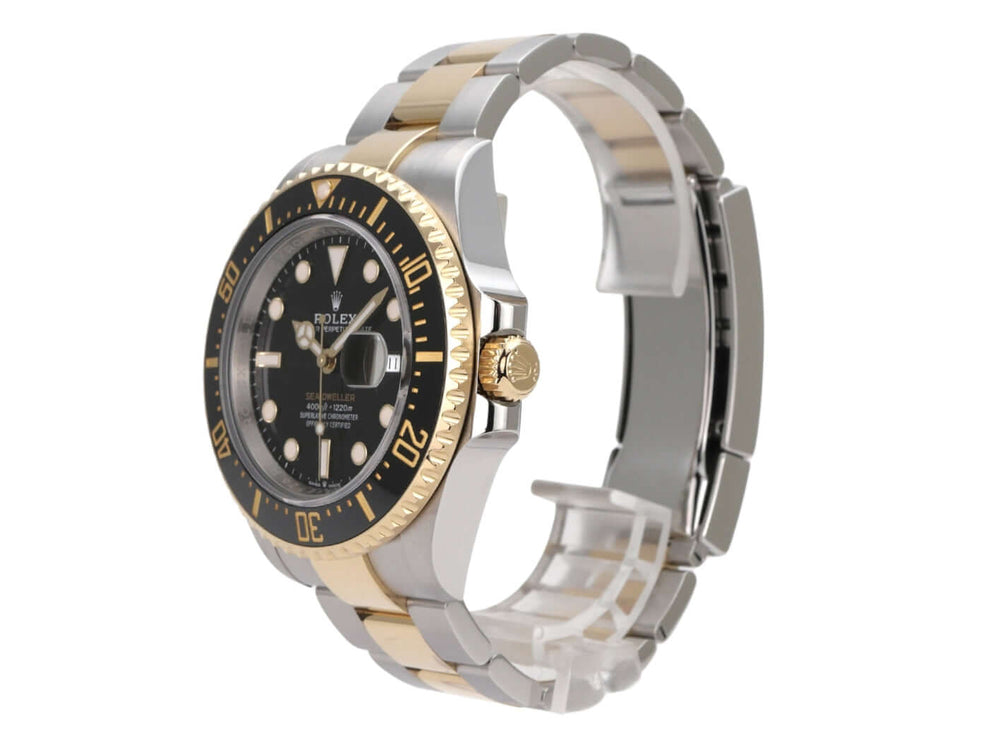 Rolex Sea-Dweller 4000 Ref. 126603 in Edelstahl/Gelbgold mit schwarzem Zifferblatt und Keramiklünette