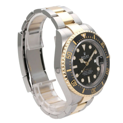 Rolex Sea-Dweller 4000 Ref. 126603 aus 2024, Edelstahl/Gelbgold, schwarzes Zifferblatt, 43 mm