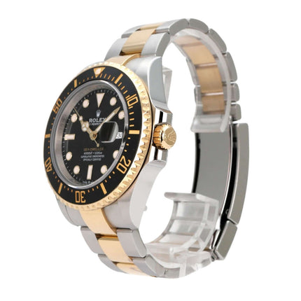 Rolex Sea-Dweller 4000 Ref. 126603, Edelstahl-Gelbgold Taucheruhr mit schwarzem Zifferblatt und Keramiklünette