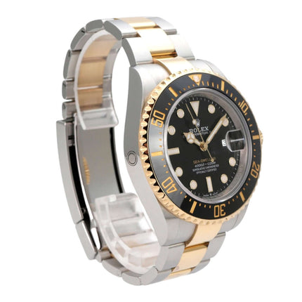 Rolex Sea-Dweller 4000 Ref. 126603 aus 2025, Edelstahl/Gelbgold, schwarzes Zifferblatt und Keramiklünette