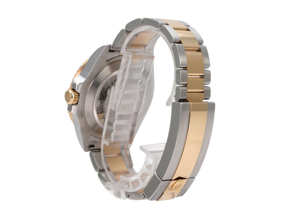 Rolex Sea-Dweller 4000 Ref. 126603, Edelstahl-Gelbgold Armband und Gehäuse, Rückansicht