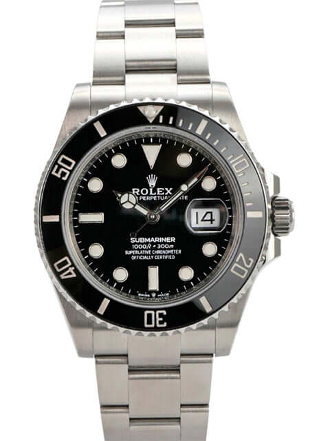 Rolex Submariner Date 126610LN mit Edelstahlgehäuse und schwarzem Zifferblatt, Automatikwerk, 41 mm Durchmesser