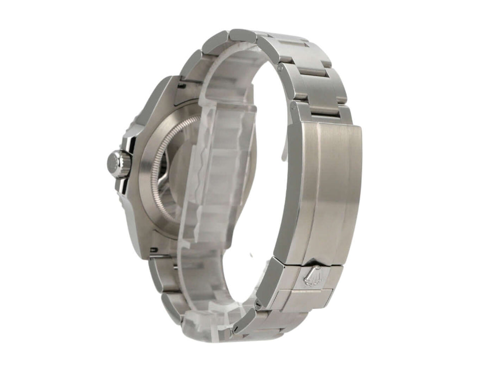 Rolex Submariner Date 126610LN Edelstahlgehäuse und Armbandansicht von der Seite