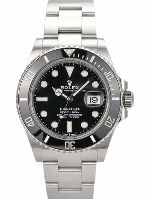 Rolex Submariner Date 126610LN, Edelstahlarmband, schwarzes Zifferblatt, Keramiklünette, Datum bei 3 Uhr