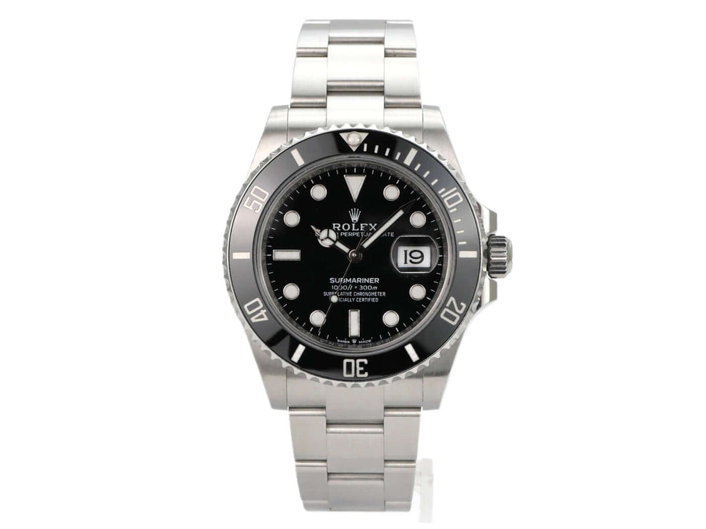 Rolex Submariner Date 126610LN aus 2023, schwarzes Zifferblatt, Edelstahlarmband und Keramiklünette