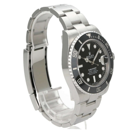 Rolex Submariner Date 126610LN mit schwarzem Zifferblatt, Edelstahlarmband und Keramiklünette