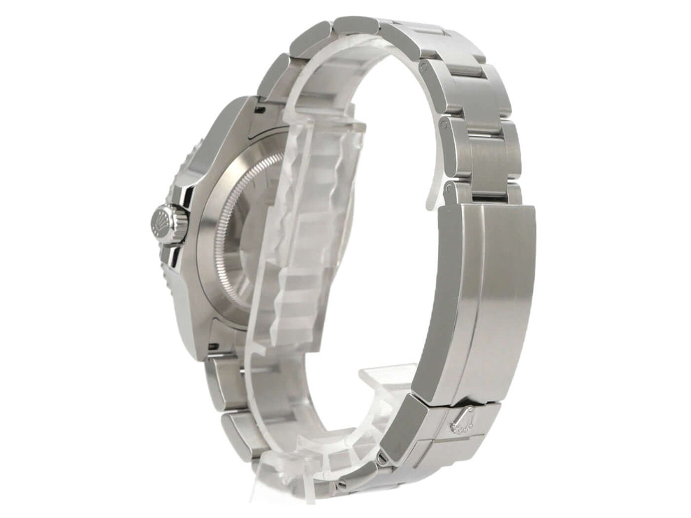 Rolex Submariner Date 126610LN aus Edelstahl mit Oyster-Armband und Sicherheitsfaltschließe, Seitenansicht