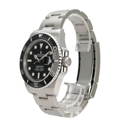 Rolex Submariner Date 126610LN, schwarzes Zifferblatt, Edelstahlarmband, luxuriöse Taucheruhr