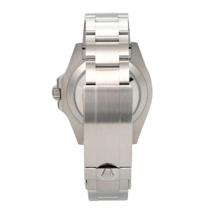 Rolex Submariner Date 126610LN Edelstahlarmband mit Oyster-Schließe, Rückseite der Armbanduhr