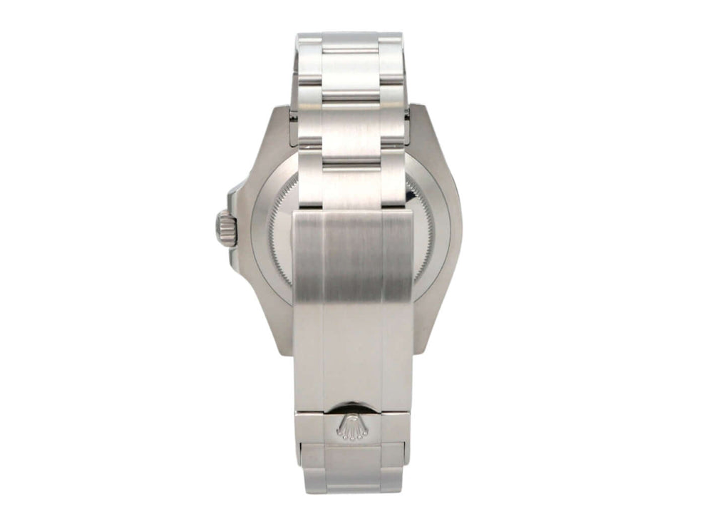 Rolex Submariner Date 126610LN Edelstahlarmband mit Oyster-Schließe, Rückseite der Armbanduhr