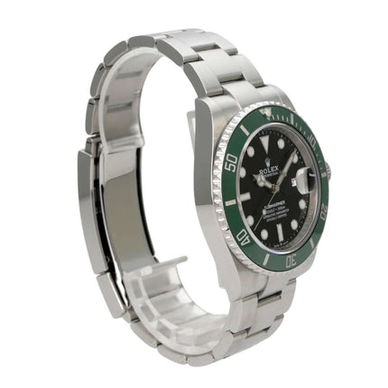 Rolex Submariner Date Edelstahl 126610LV mit grüner Lünette und schwarzem Zifferblatt