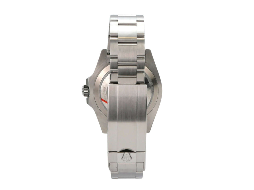 Rolex Submariner Date Edelstahl Ref. 126610LV Rückansicht mit Oyster Edelstahlarmband und Sicherheitsfaltschließe