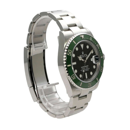 Rolex Submariner Date Edelstahl Ref. 126610LV mit grünem Keramikeinlage und schwarzem Zifferblatt