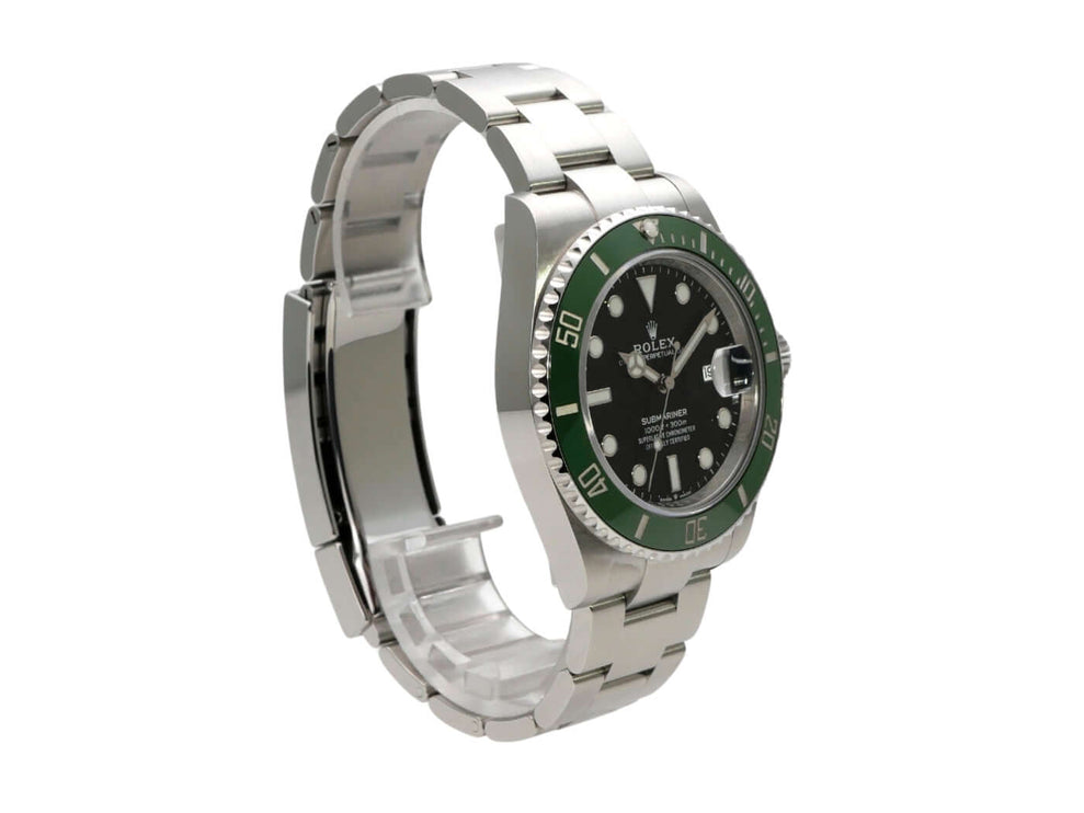 Rolex Submariner Date Edelstahl Ref. 126610LV mit grünem Keramikeinlage und schwarzem Zifferblatt