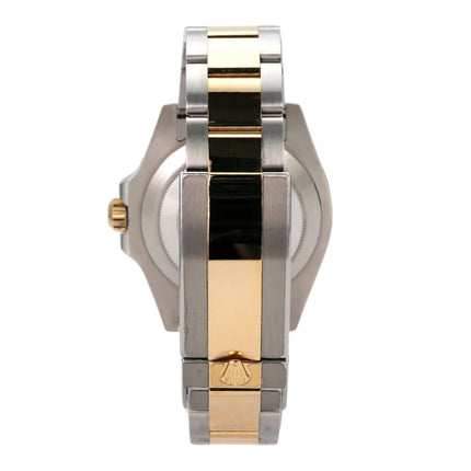 Rolex Submariner Date 41 Edelstahl Gelbgold 126613LB Ansicht von der Seite mit gold-silbernem Armband