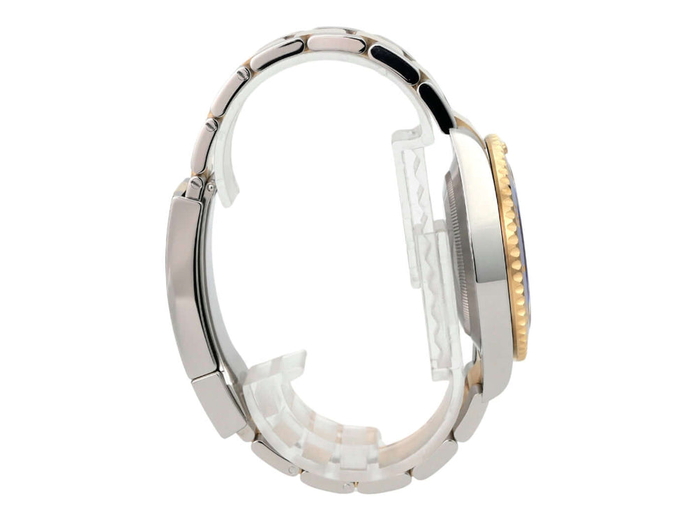 Rolex Submariner Date 41 Edelstahl Gelbgold 126613LB seitliche Ansicht des Uhrengehäuses und Armbands