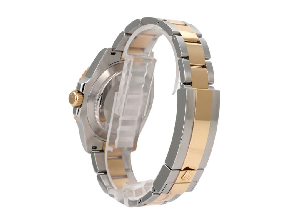 Rolex Submariner Date 41 Edelstahl Gelbgold 126613LN Armbandansicht mit poliertem Edelstahl und Gelbgold