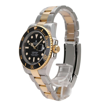 Rolex Submariner Date 41 Edelstahl Gelbgold 126613LN, schwarzes Zifferblatt, 41 mm