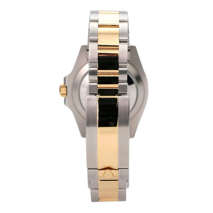 Rolex Submariner Date 41 Edelstahl Gelbgold 126613LN, Rückseite mit Oyster-Armband aus Edelstahl und Gelbgold