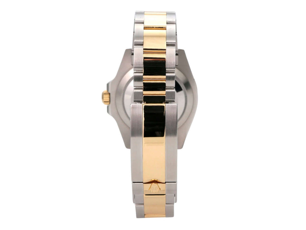 Rolex Submariner Date 41 Edelstahl Gelbgold 126613LN, Rückseite mit Oyster-Armband aus Edelstahl und Gelbgold