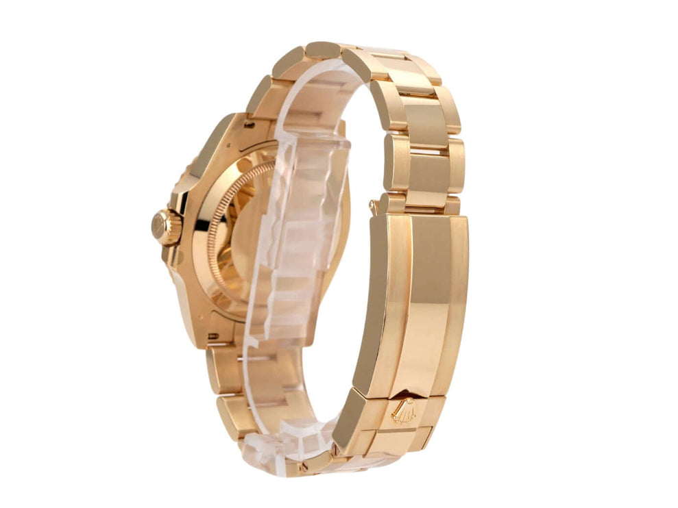 Rolex Submariner Date 41 Gelbgold 126618LB Ansicht von der Seite mit Gelbgold Armband und Gehäuse